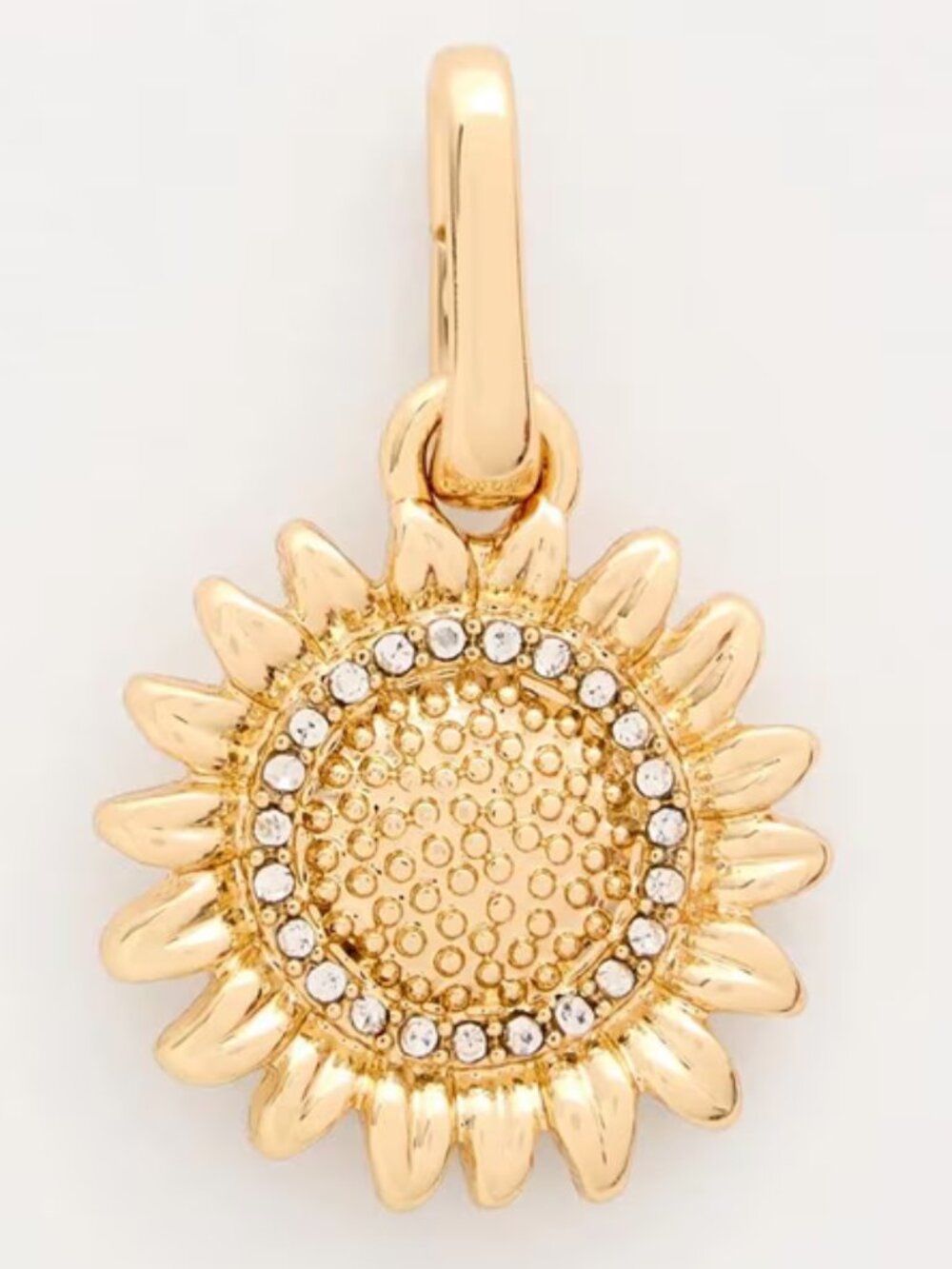 Chico's Gold Sunflower Charm NWT